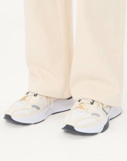 Demivee Trainer In Mesh Fabric With Suede Inserts