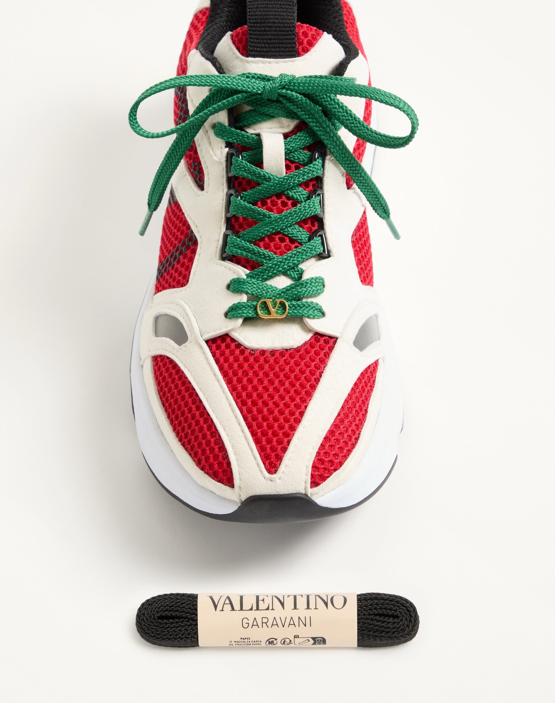 Demivee Trainer In Mesh Fabric With Suede Inserts