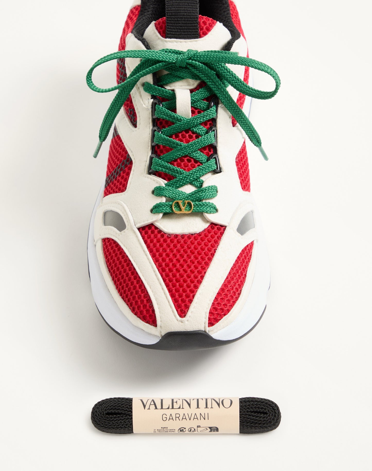 Demivee Trainer In Mesh Fabric With Suede Inserts