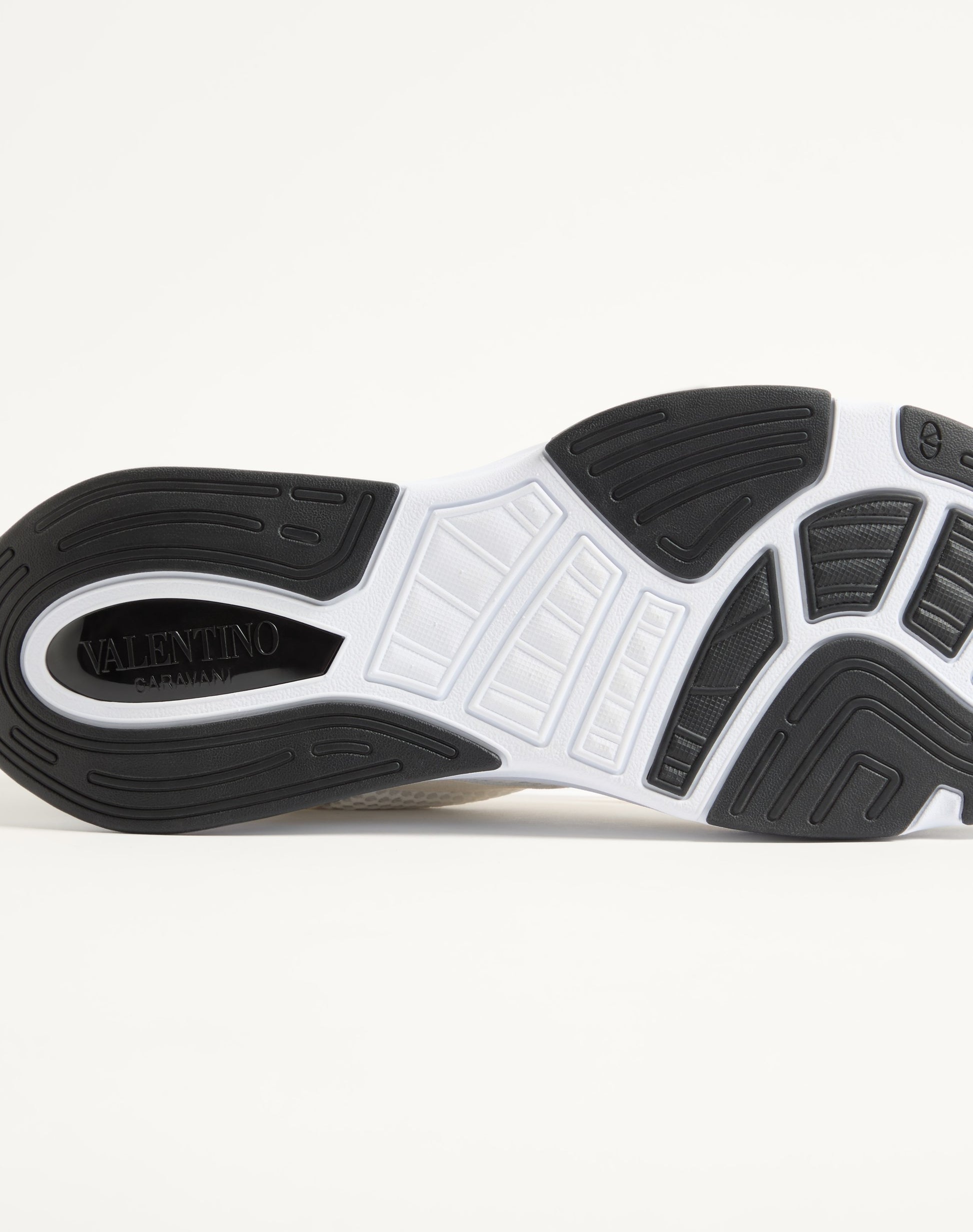 Demivee Trainer In Mesh Fabric With Suede Inserts
