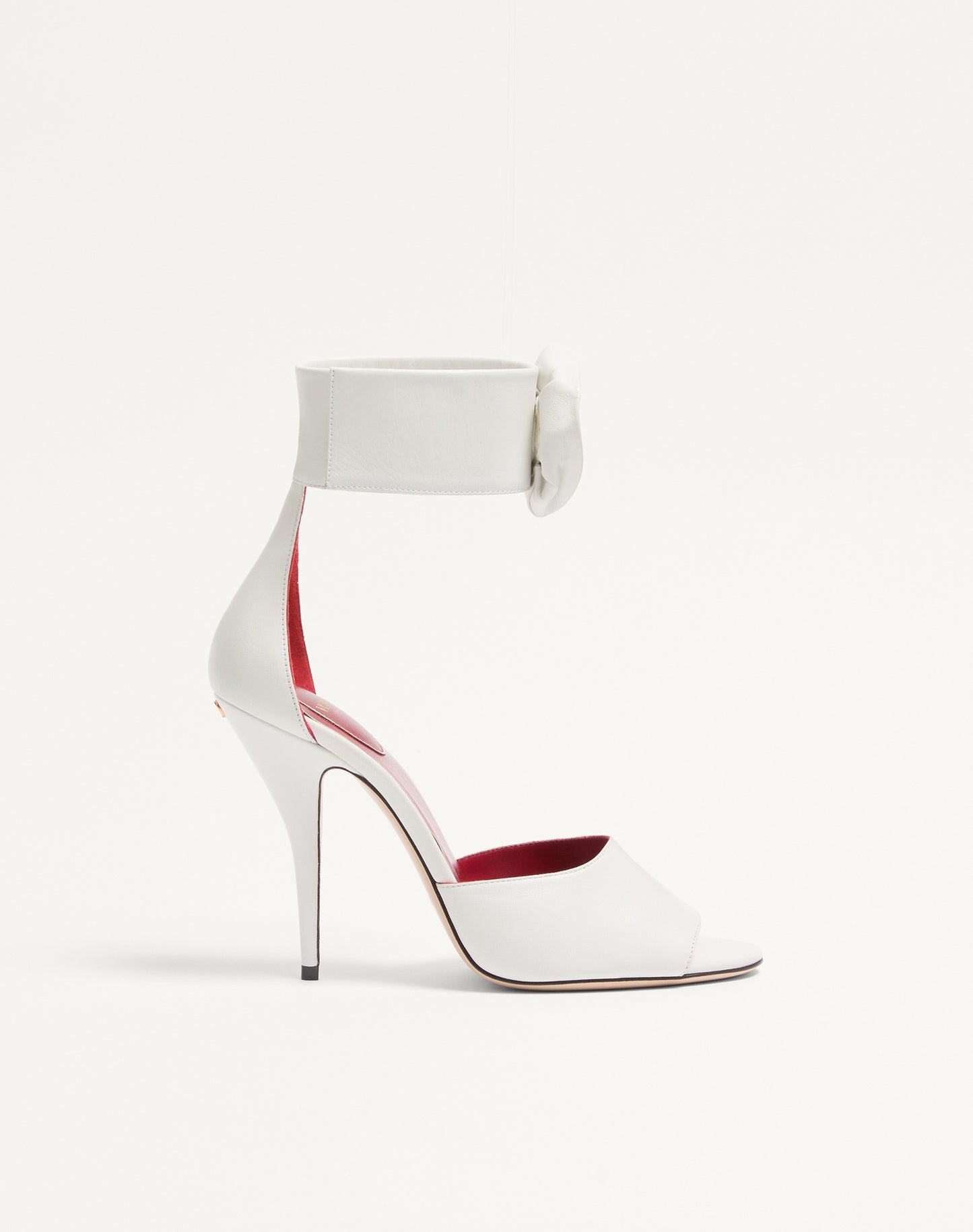 Drip Rose Kidskin Sandal With Crystals 105mm