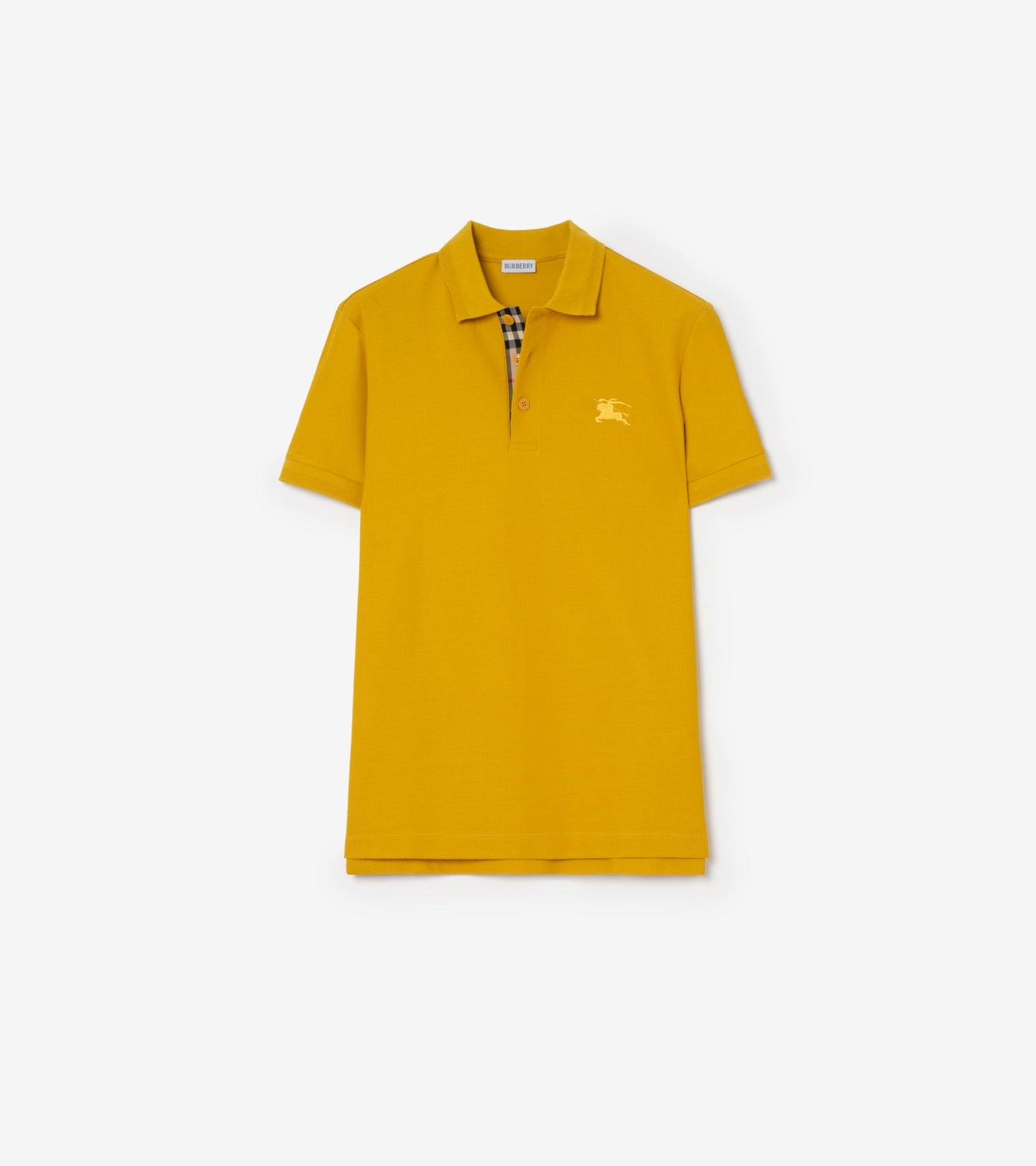 Cotton Polo Shirt in Atom blue