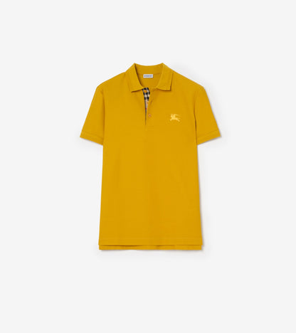 Cotton Polo Shirt in Atom blue