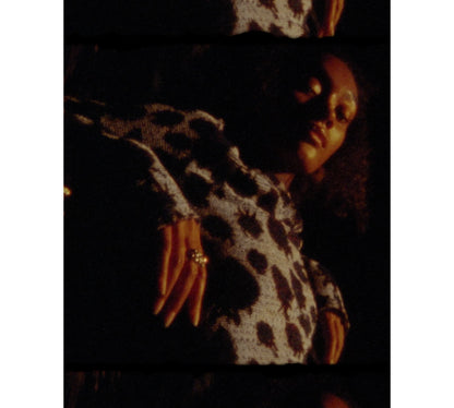 Gabardine Trench Mini Skirt in Black