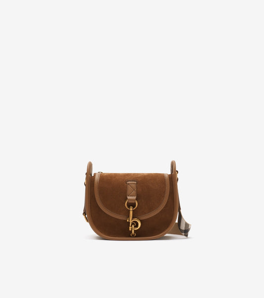 Mini B Clip Messenger Bag in Hazel brown