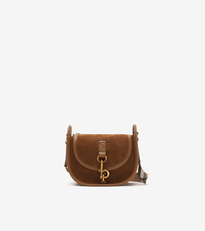 Mini B Clip Messenger Bag in Black