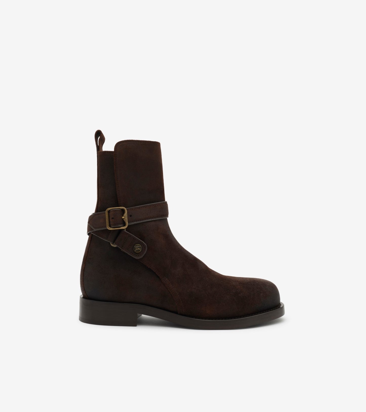 Leather Ledger Jodphur Boots in Black