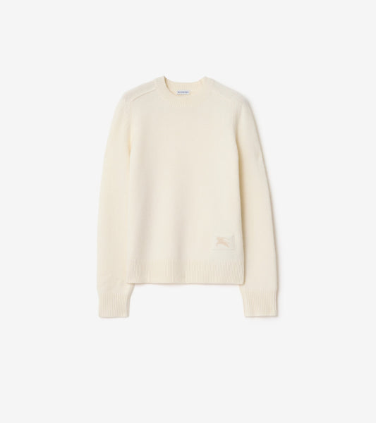 Cashmere Sweater in Ceramic white