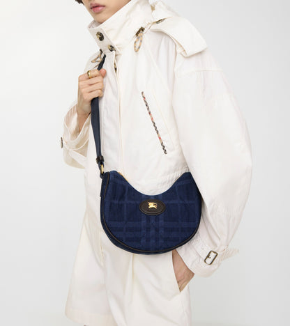 Horseshoe Crossbody Bag in Blue