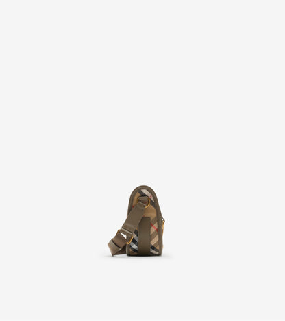Mini B Clip Messenger Bag in Sand beige