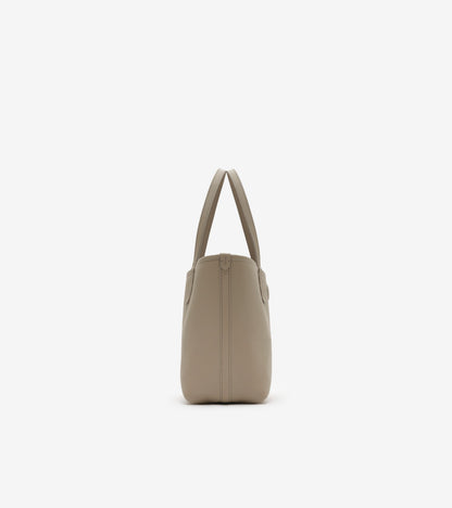 Small Reversible Bloomsbury Tote in Mushroom beige/mallow pink