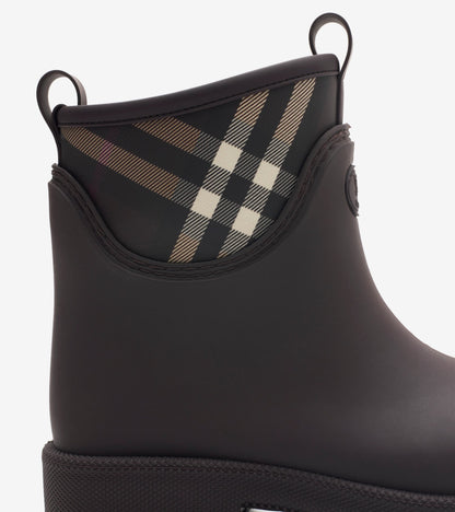 Rubber Marsh Stamp Low Boots in Brown/mahogany brown