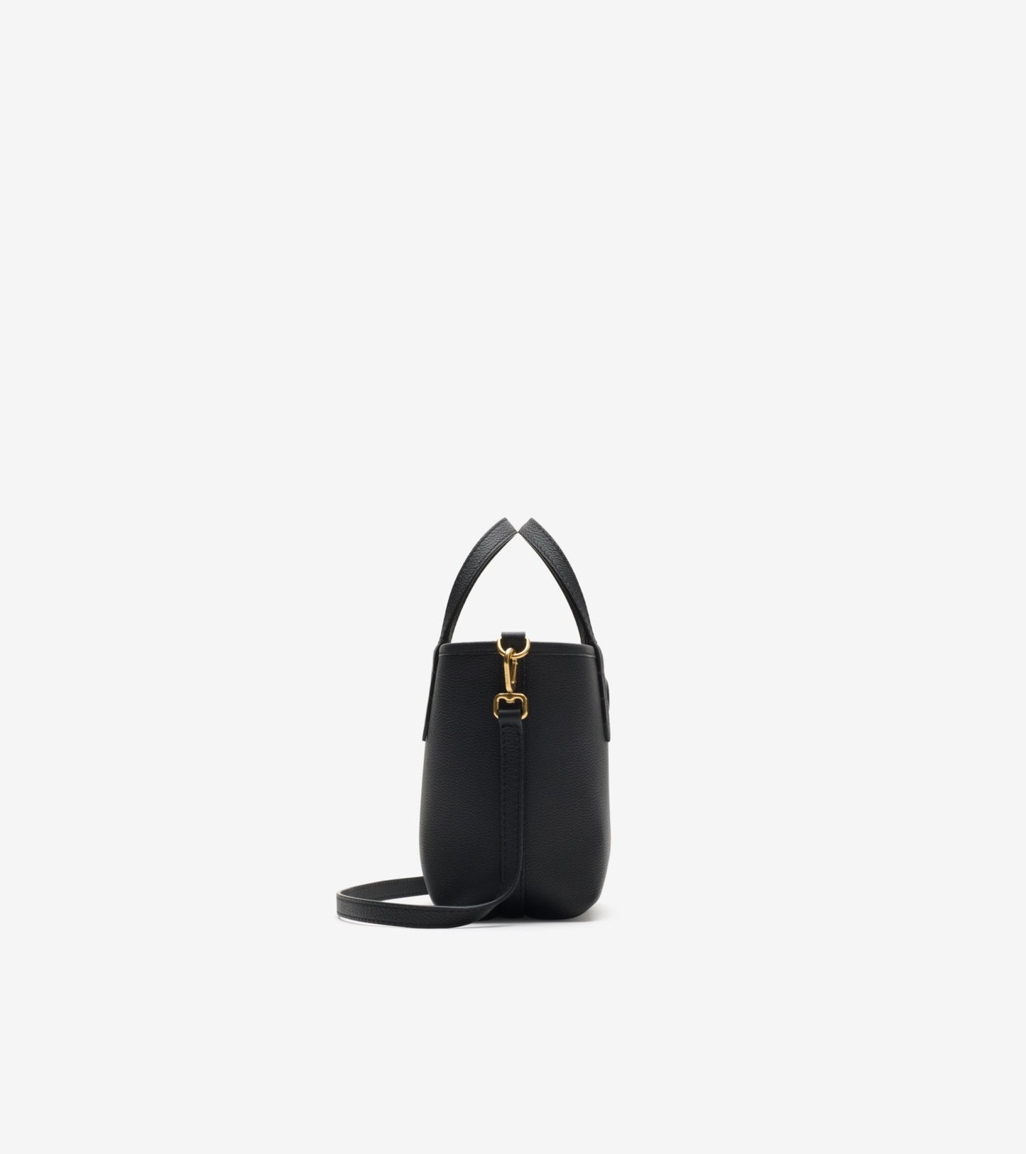 Mini Reversible Bloomsbury Tote in Black/calico beige