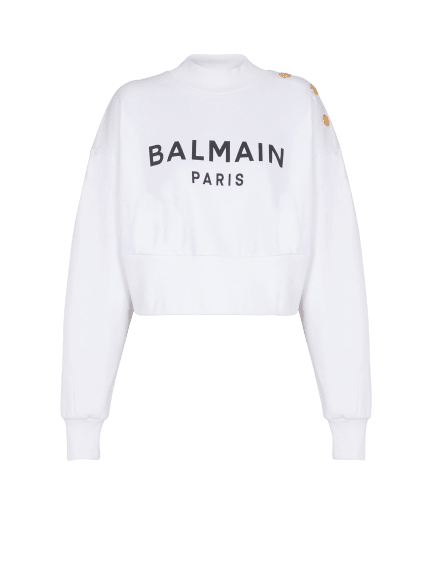Printed Balmain Paris sweatshirt