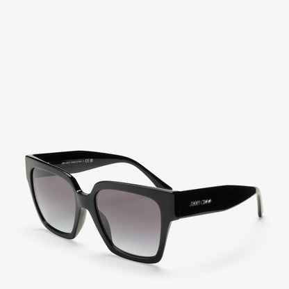 Eli Black Square Sunglasses