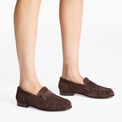 Ellis Loafer F Chocolate Suede Loafers