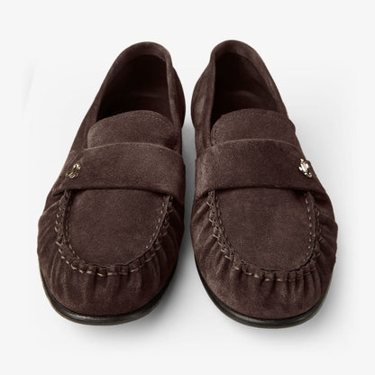 Ellis Loafer F Chocolate Suede Loafers