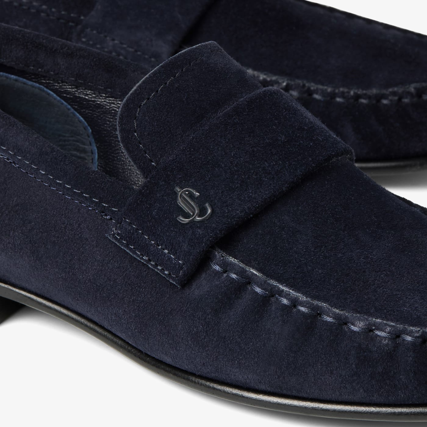 Ellis Loafer F Marine Suede Loafers