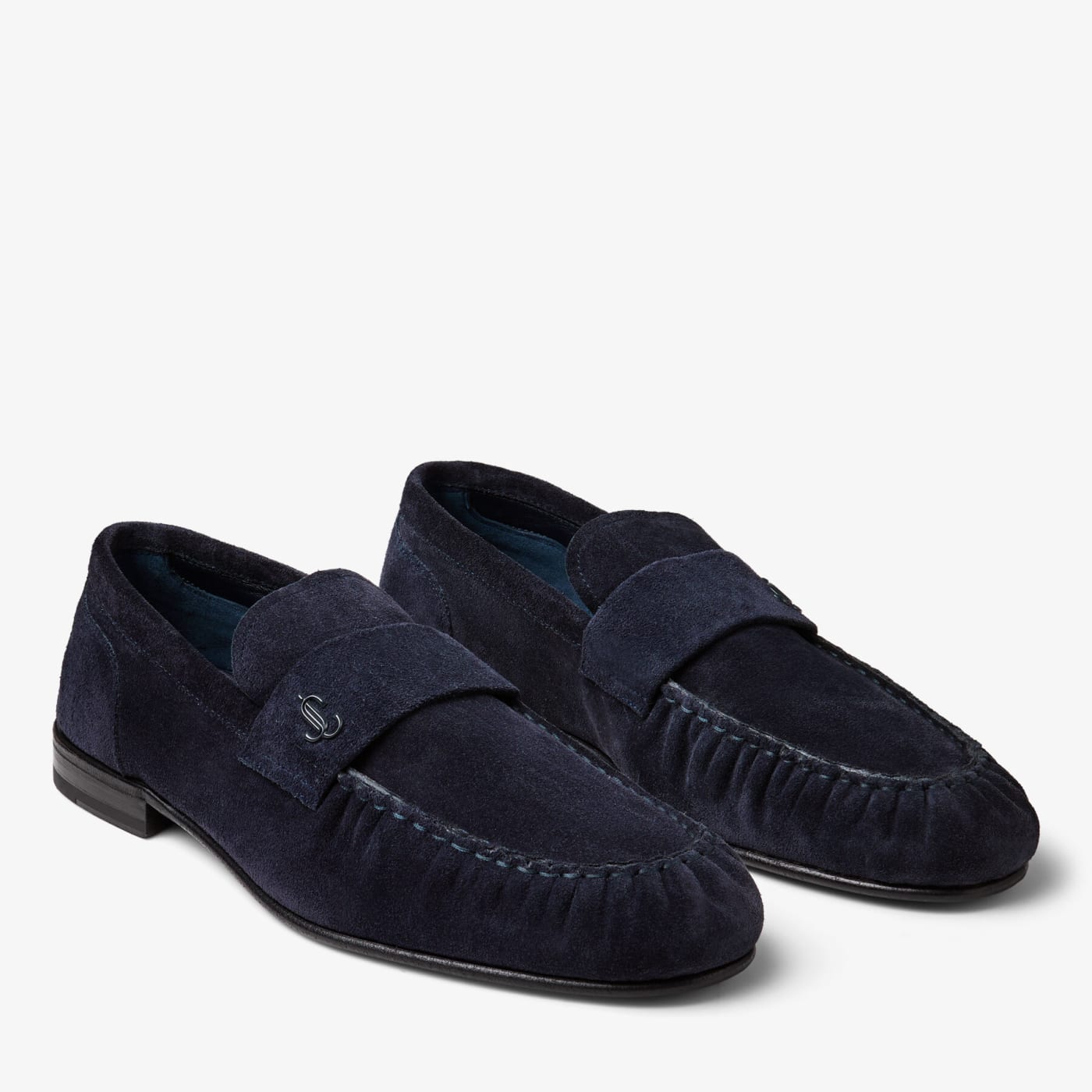 Ellis Loafer M Midnight Velvet Suede Loafers