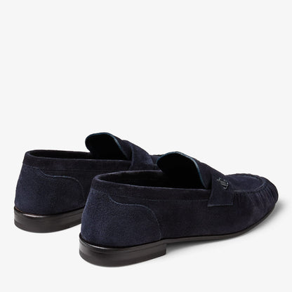 Ellis Loafer M Midnight Velvet Suede Loafers