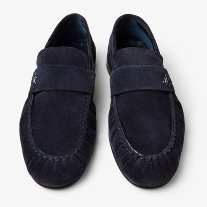 Ellis Loafer M Midnight Velvet Suede Loafers