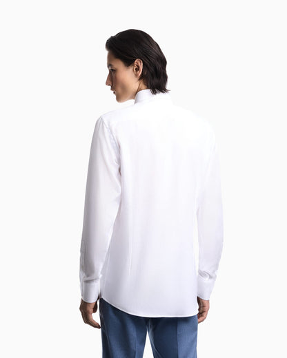 Lyocell-blend piqué shirt
