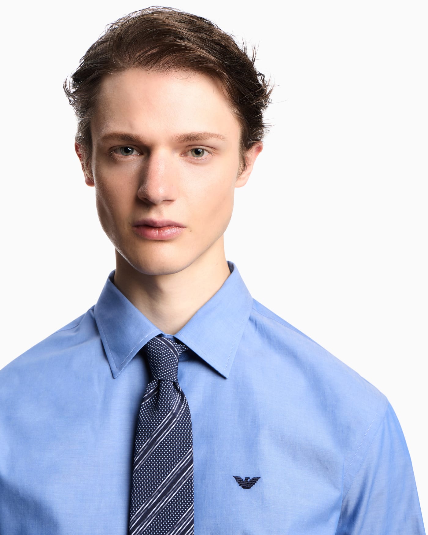 Cotton chambray shirt