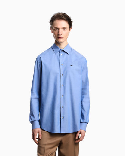 Cotton chambray shirt