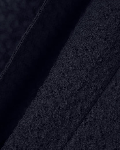 Armure wool crêpe gauze single-breasted jacket
