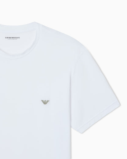 Fitted loungewear T-shirt in soft modal