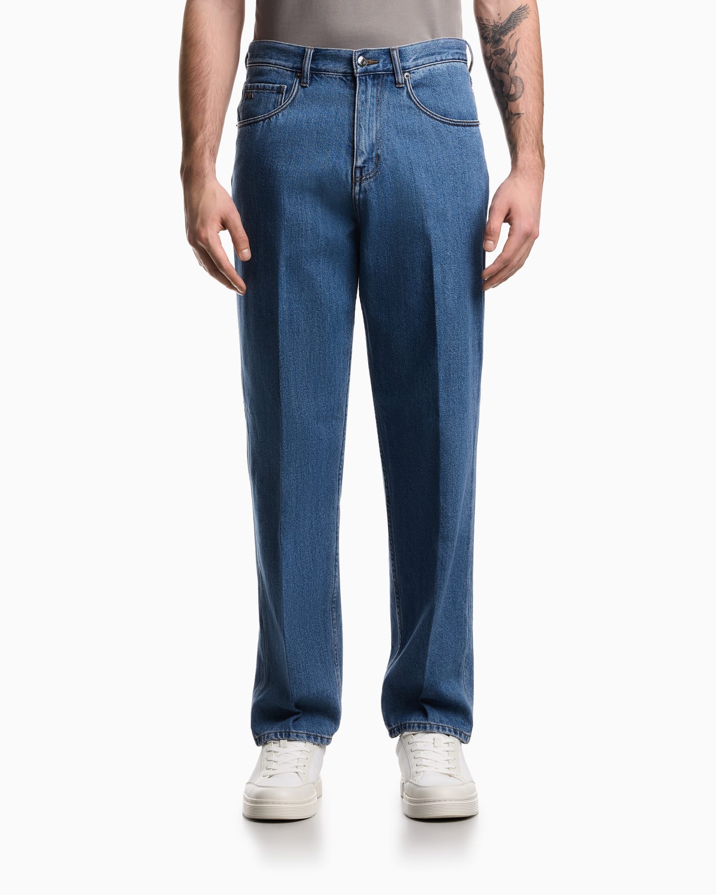 J73 loose fit jeans in Lyocell blend denim