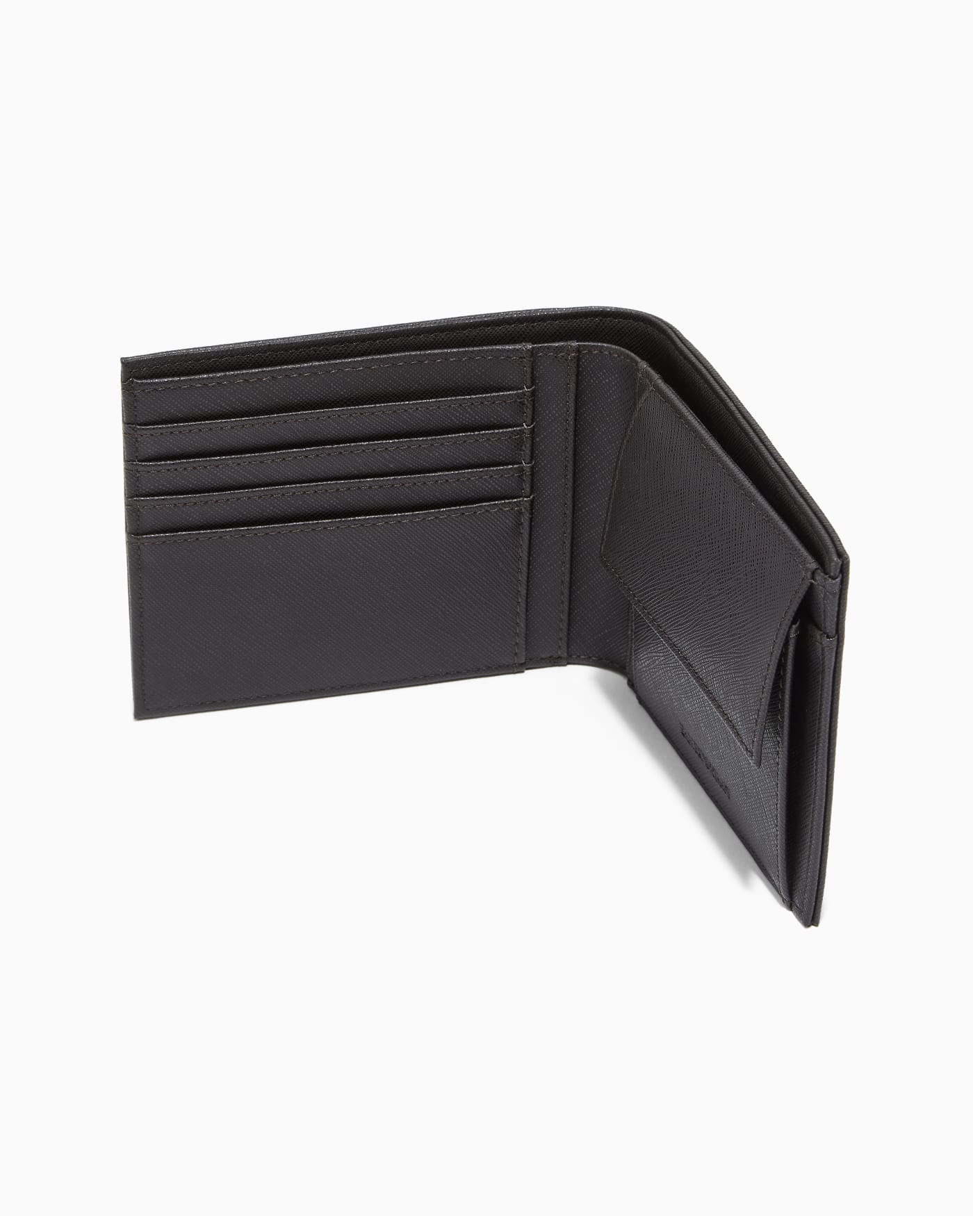 regenerated Saffiano bifold wallet with coin pocket