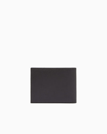 regenerated Saffiano bifold wallet with coin pocket