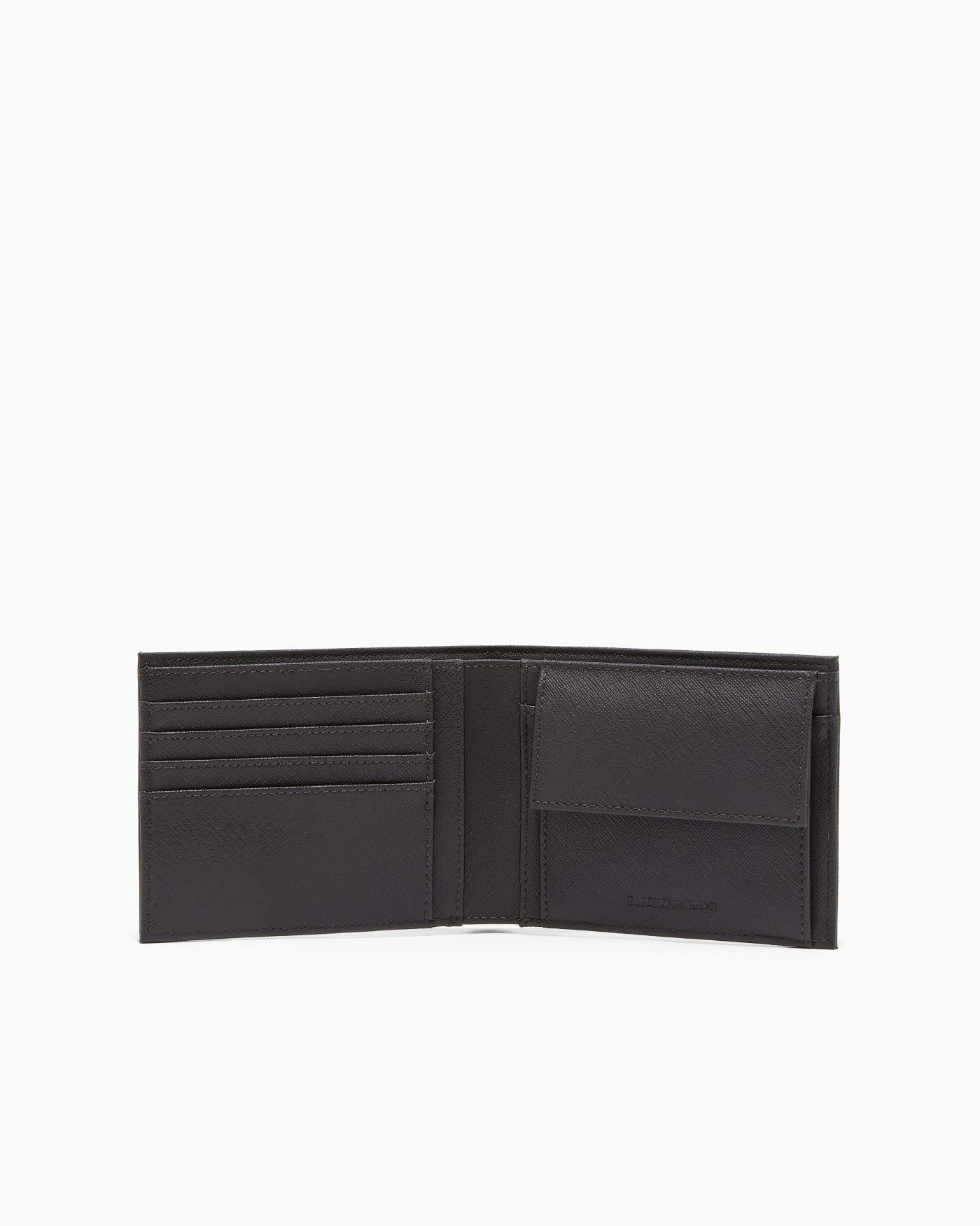 regenerated Saffiano bifold wallet with coin pocket
