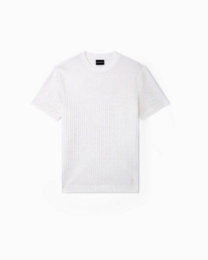 US Exclusive jacquard jersey T-shirt