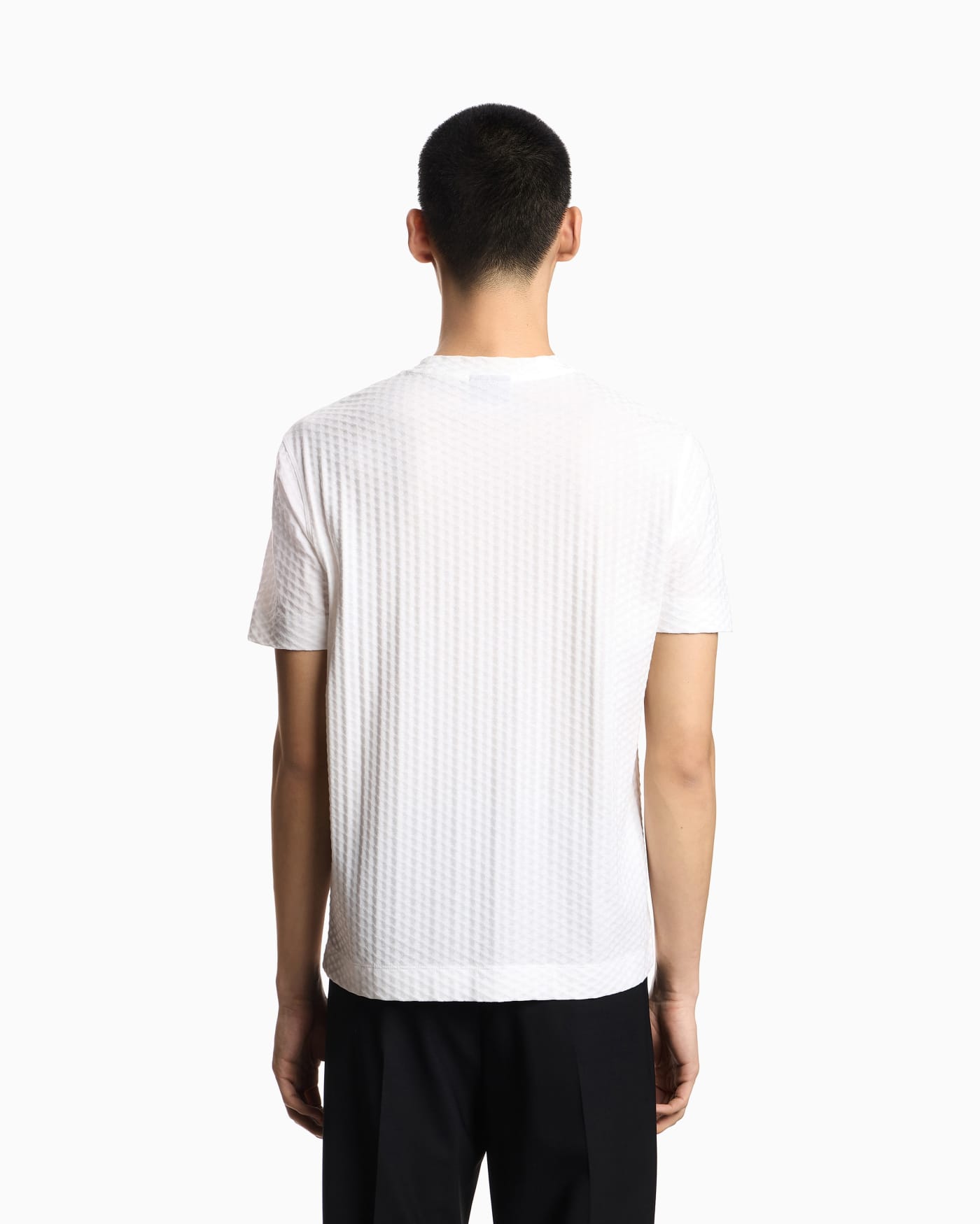 US Exclusive jacquard jersey T-shirt