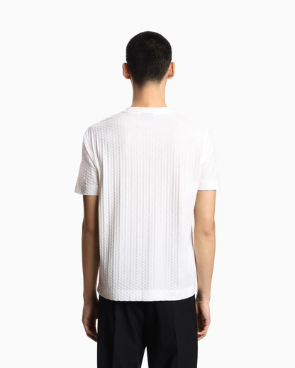 US Exclusive jacquard jersey T-shirt