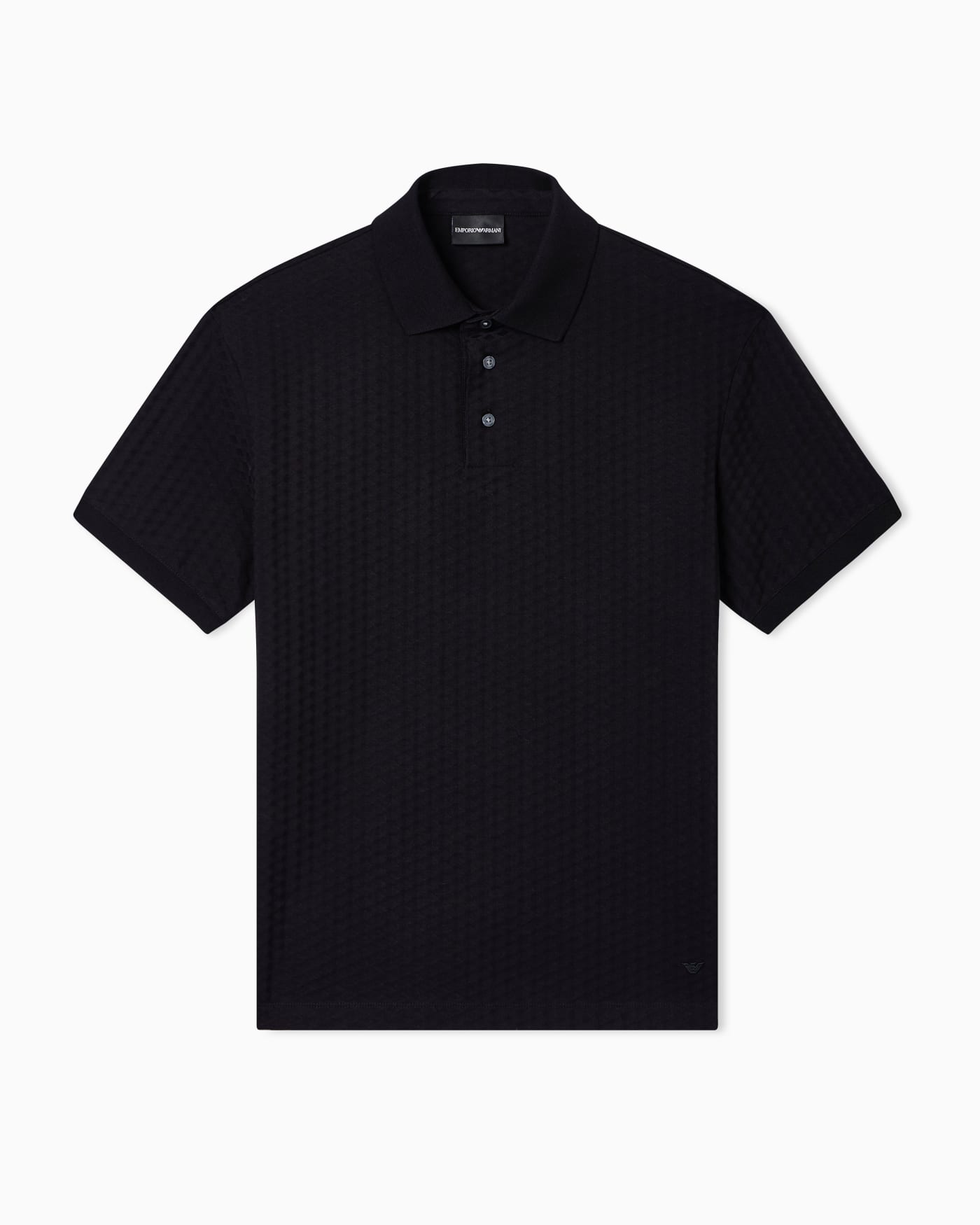 US Exclusive jacquard jersey polo shirt