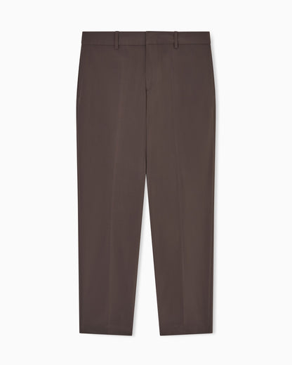 Nylon viscose blend trousers
