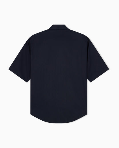 Shirt in lyocell jacquard with a regular fit