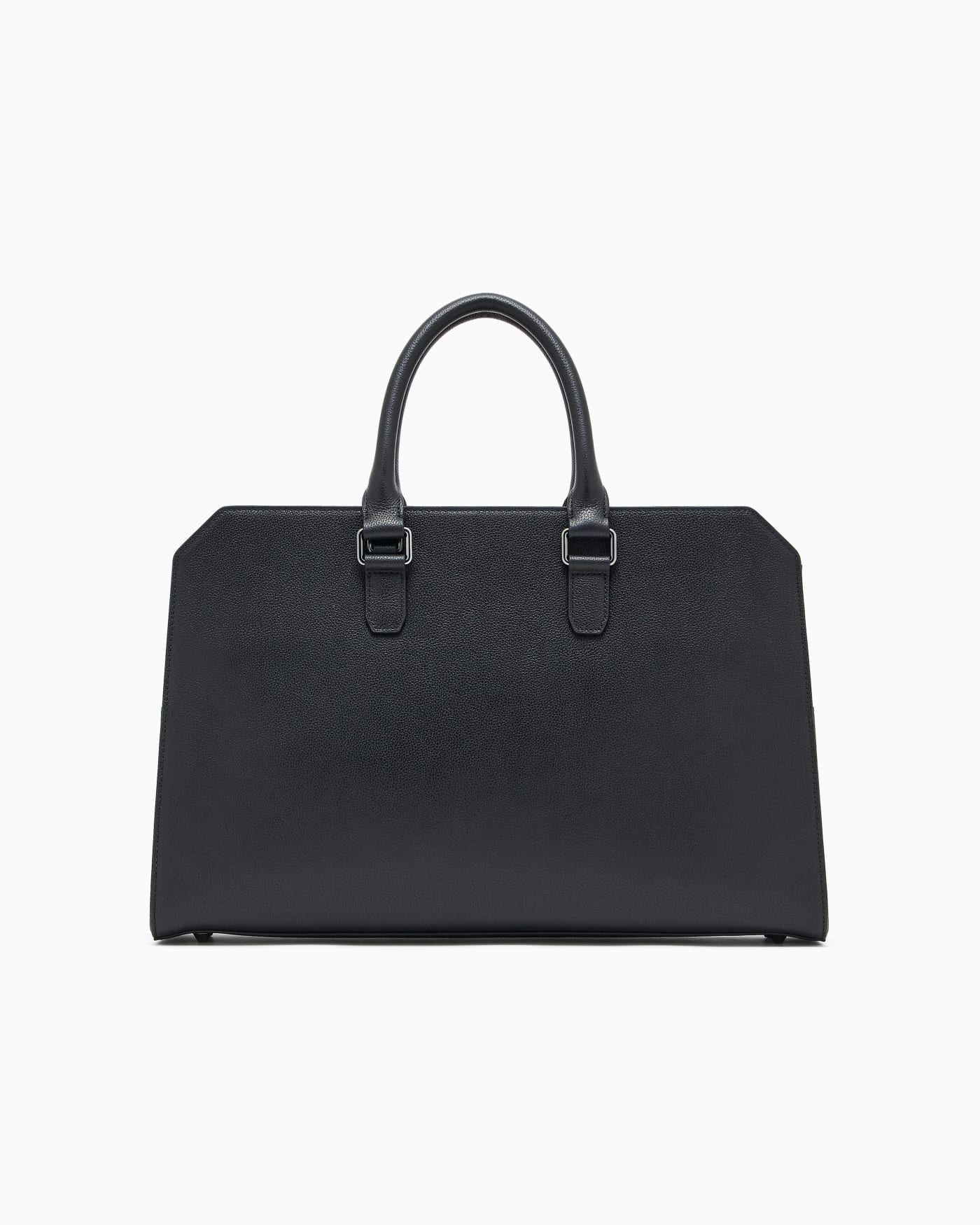 Tumbled leather briefcase man