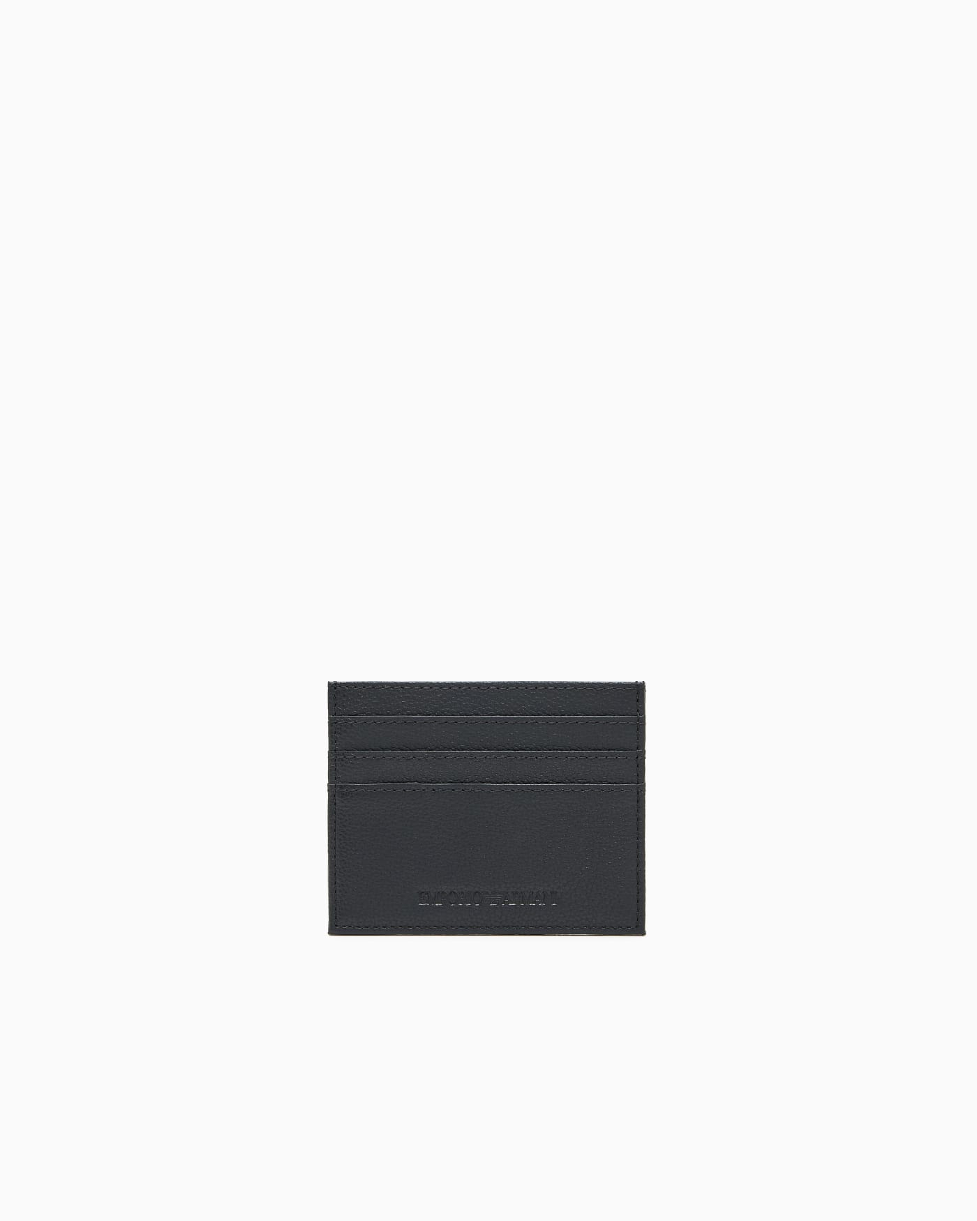 Tumbled leather card holder