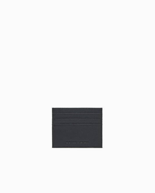 Tumbled leather card holder