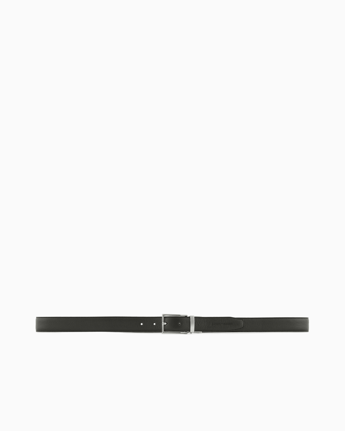 Reversible leather belt