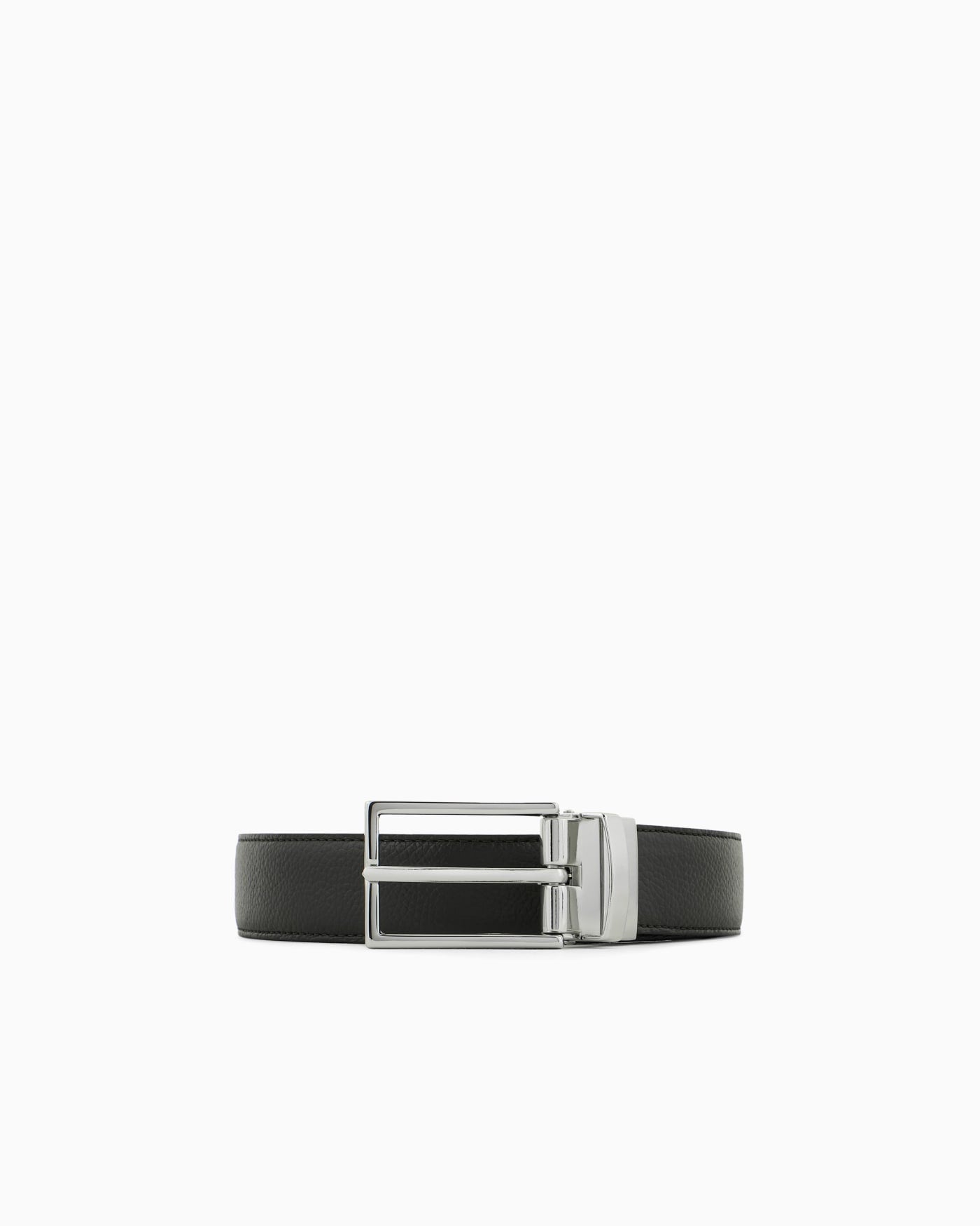 Reversible leather belt