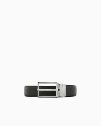 Reversible leather belt