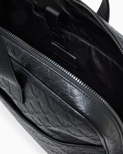 Business bag embossed leather for man