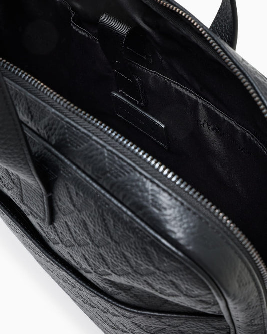 Business bag embossed leather for man
