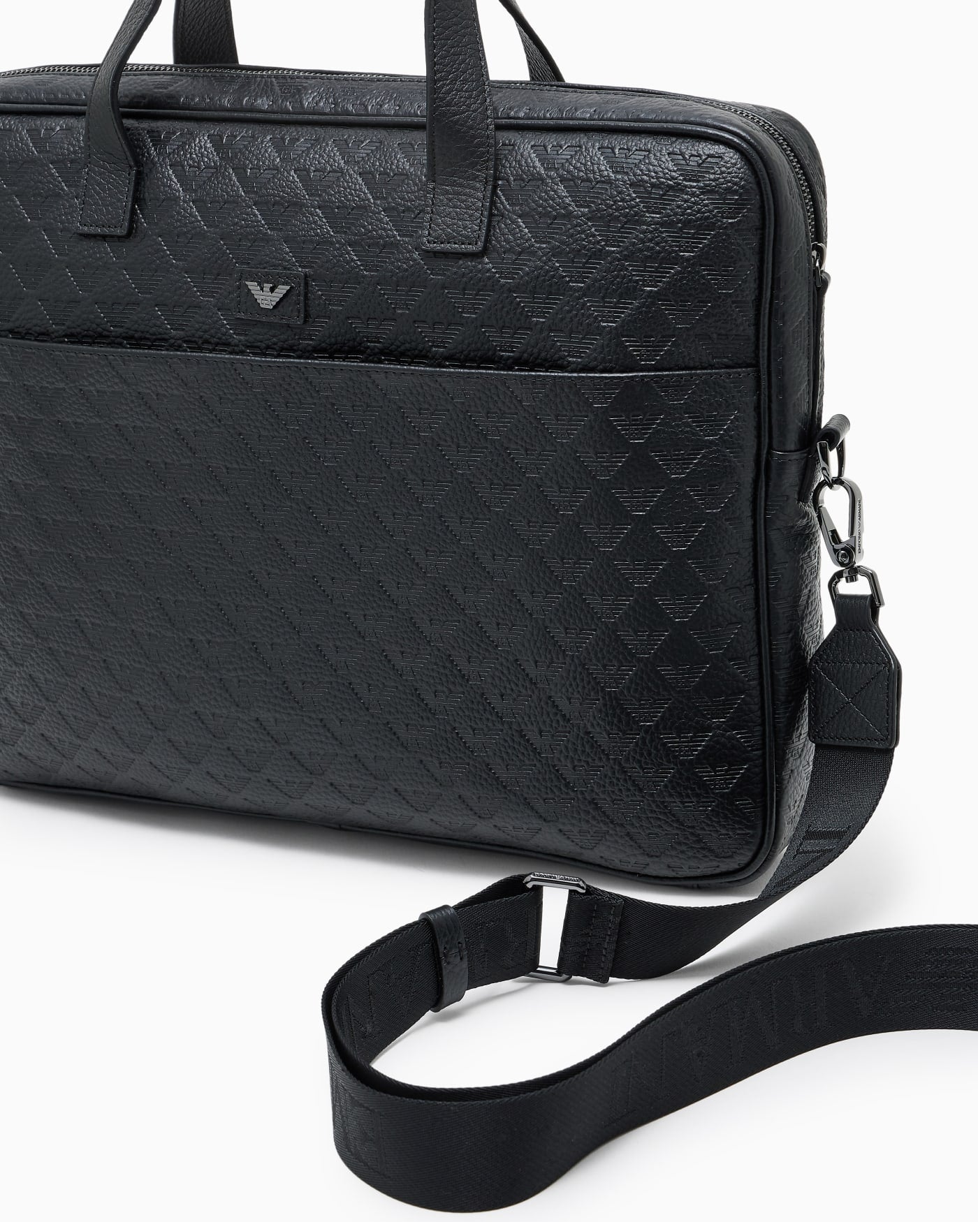Business bag embossed leather for man