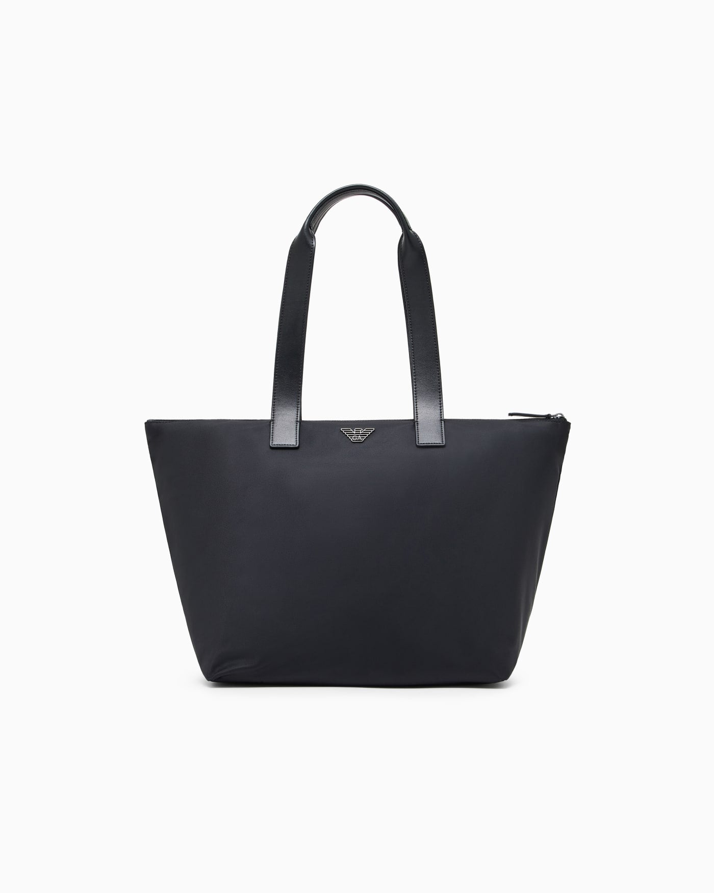 Recycled nylon tote bag with pouch man